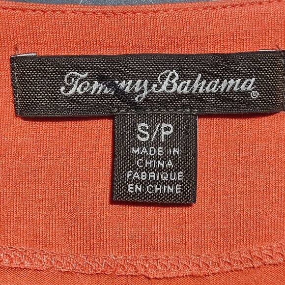 Tommy Bahama Dress Coral S/P Draped Travel Resort Core Effortless Style Stretchy - Picture 6 of 14